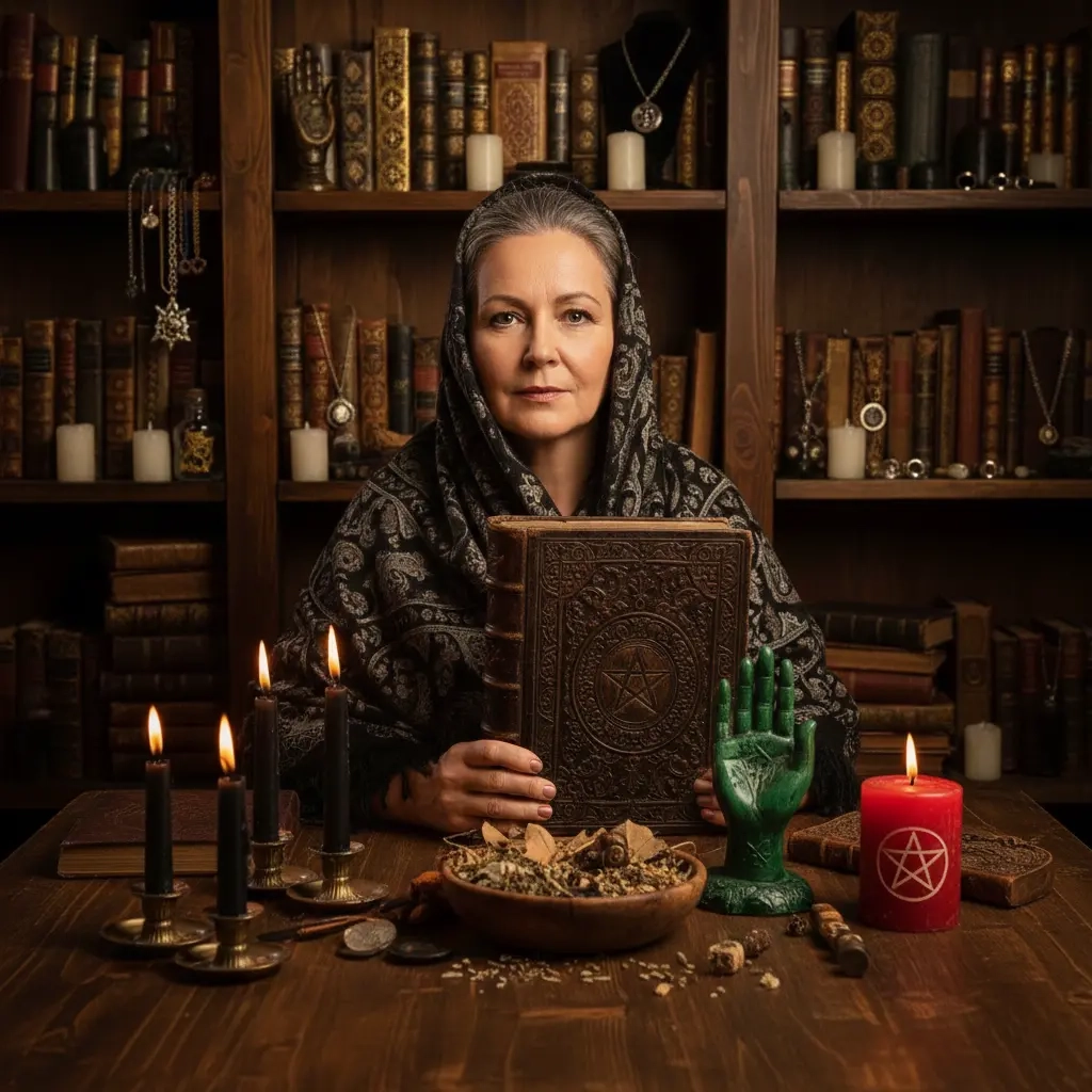 Таролог раскладывает карты